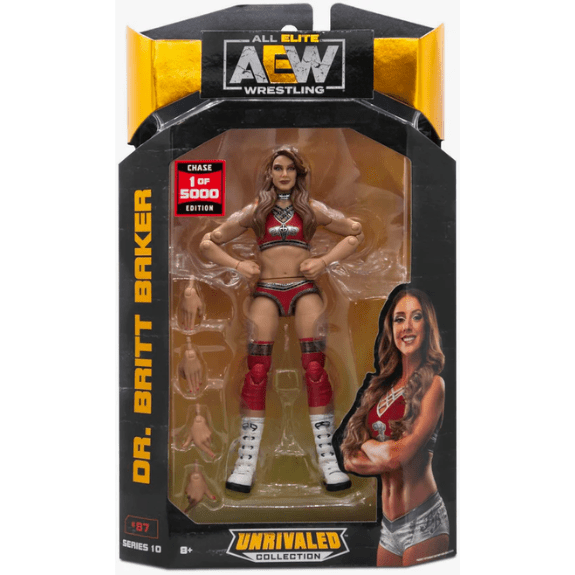 All Elite Wrestling AEW Figure- Unrivaled Collection- Series 10- Dr Britt Baker (Chance of a Chase) 191726430964