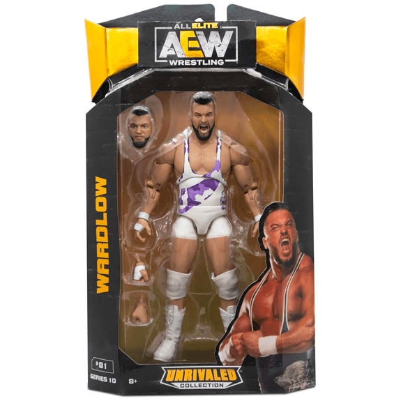 All Elite Wrestling Figure- Unrivaled Collection- Series 10- Wardlow 191726430995
