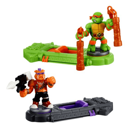 Akedo: TMNT Versus Pack Michelangelo vs Bebop 630996152430