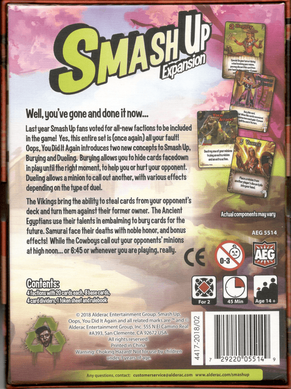 Smash Up: Oops You Did It Again 729220055149