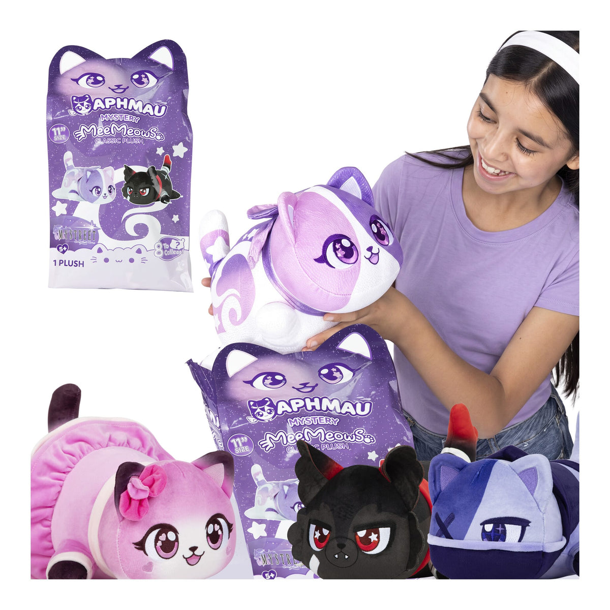 Aphmau MeeMeows 11-Inch MyStreet Mystery Plush 810186540951