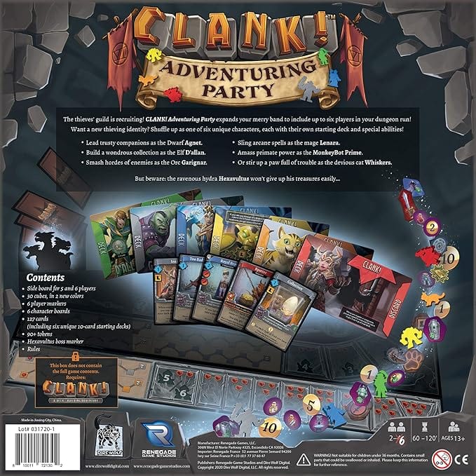 Clank! Adventuring Party 810058800268
