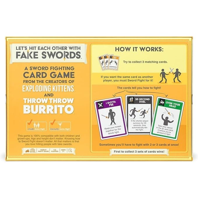 Let's Hit Each Other With Fake Swords (Large Box) 810083046228