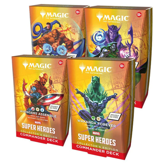 Magic: The Gathering: Marvel Super Heroes Collector Commander Deck (Choose Your Deck)