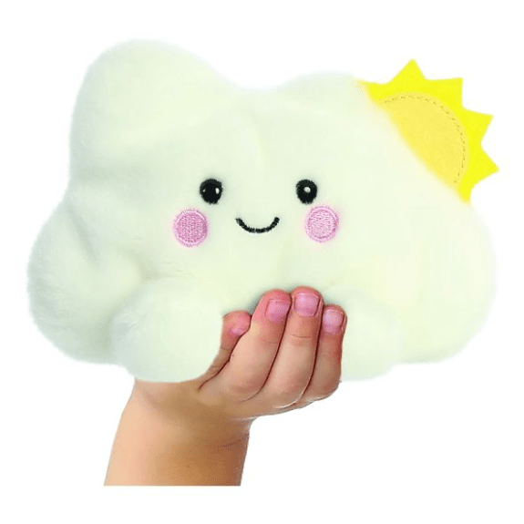 Adorable Aurora Palm Pals Summer Cloud Plush Toy - Eco-Friendly 5" Soft Toy 5034566335769