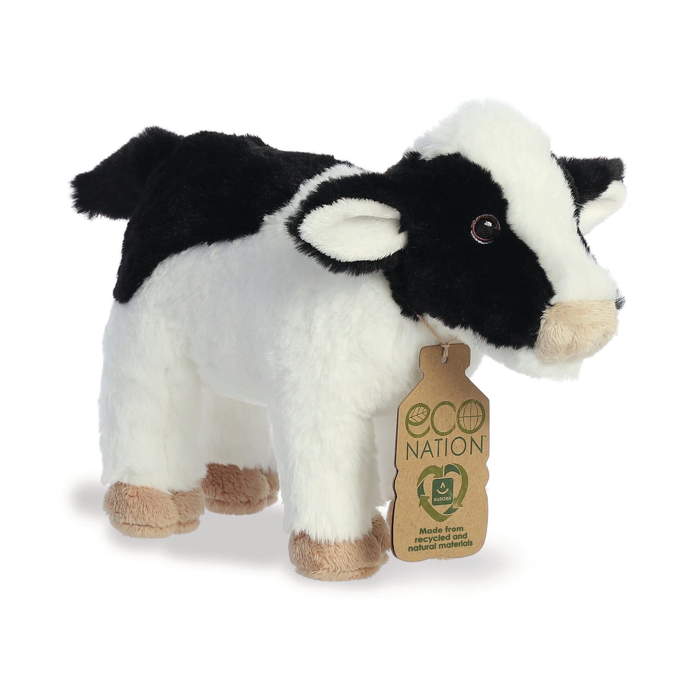 Aurora Eco Nation 10" Plush- Cow 5034566350267