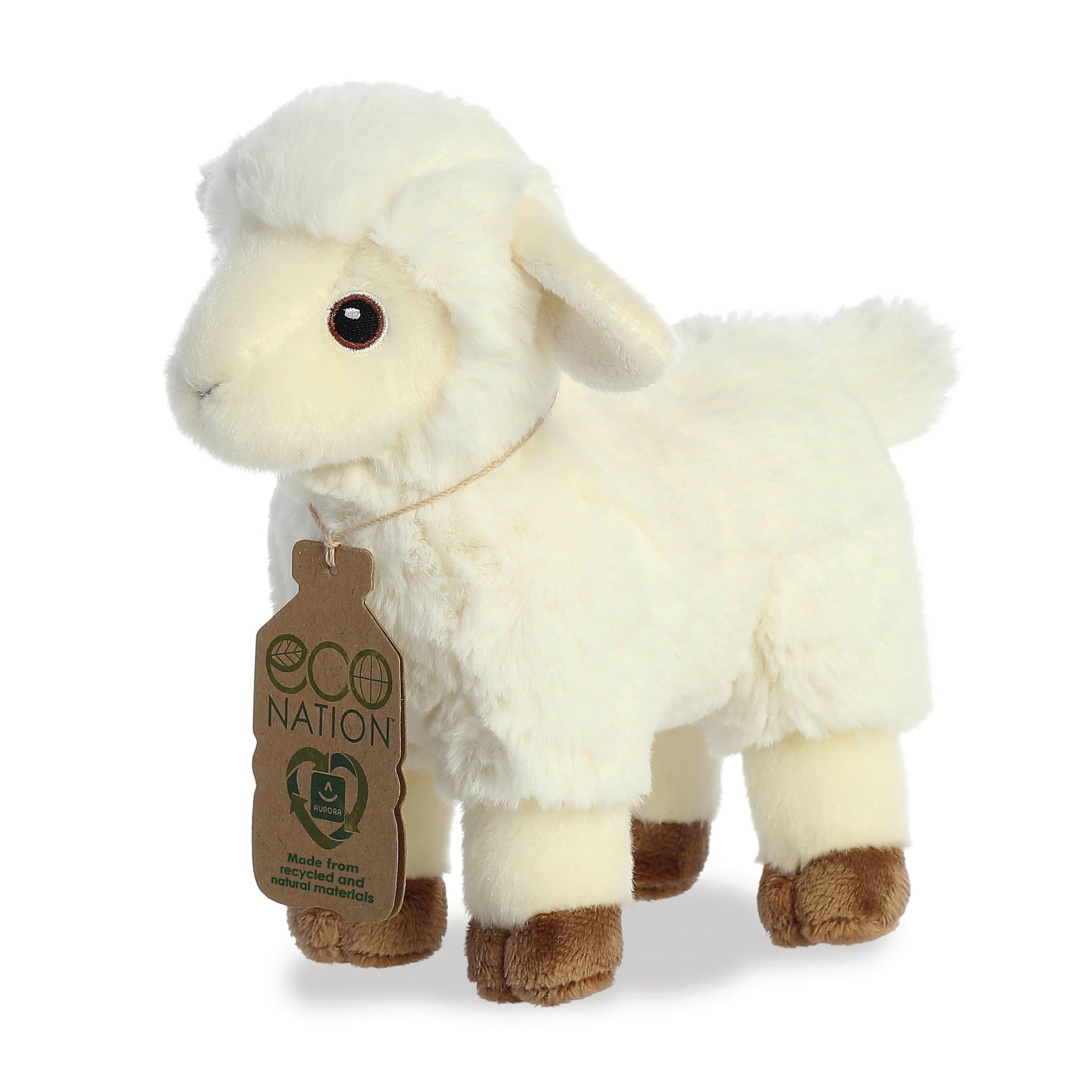 Aurora Eco Nation 8" Plush- Lamb 5034566350403