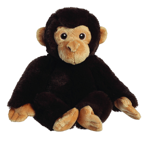 Aurora- Eco Nation- 9.5" Chimpanzee Plush Toy 5034566350328