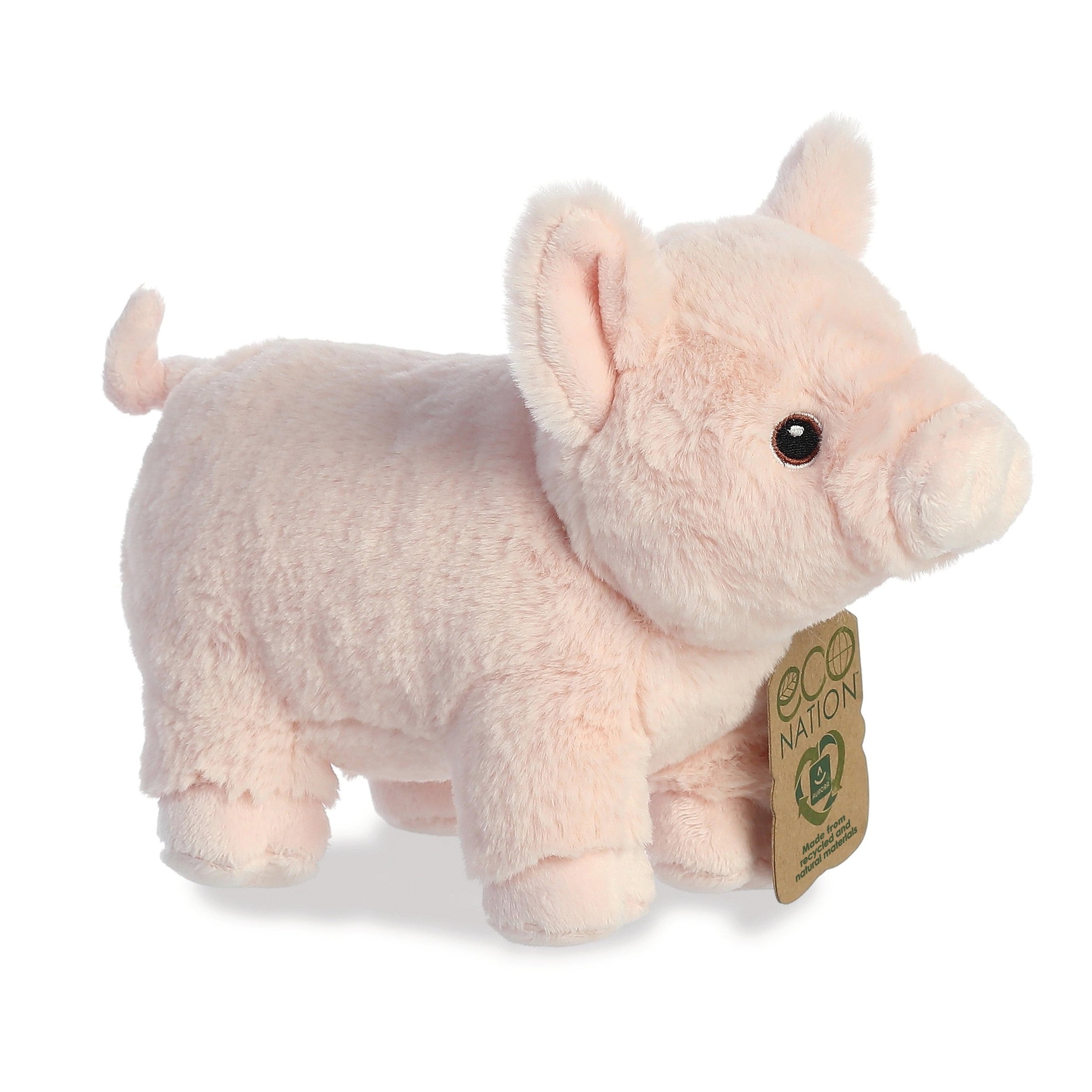 Aurora Eco Nation 9.5" Plush- Pig 5034566350250