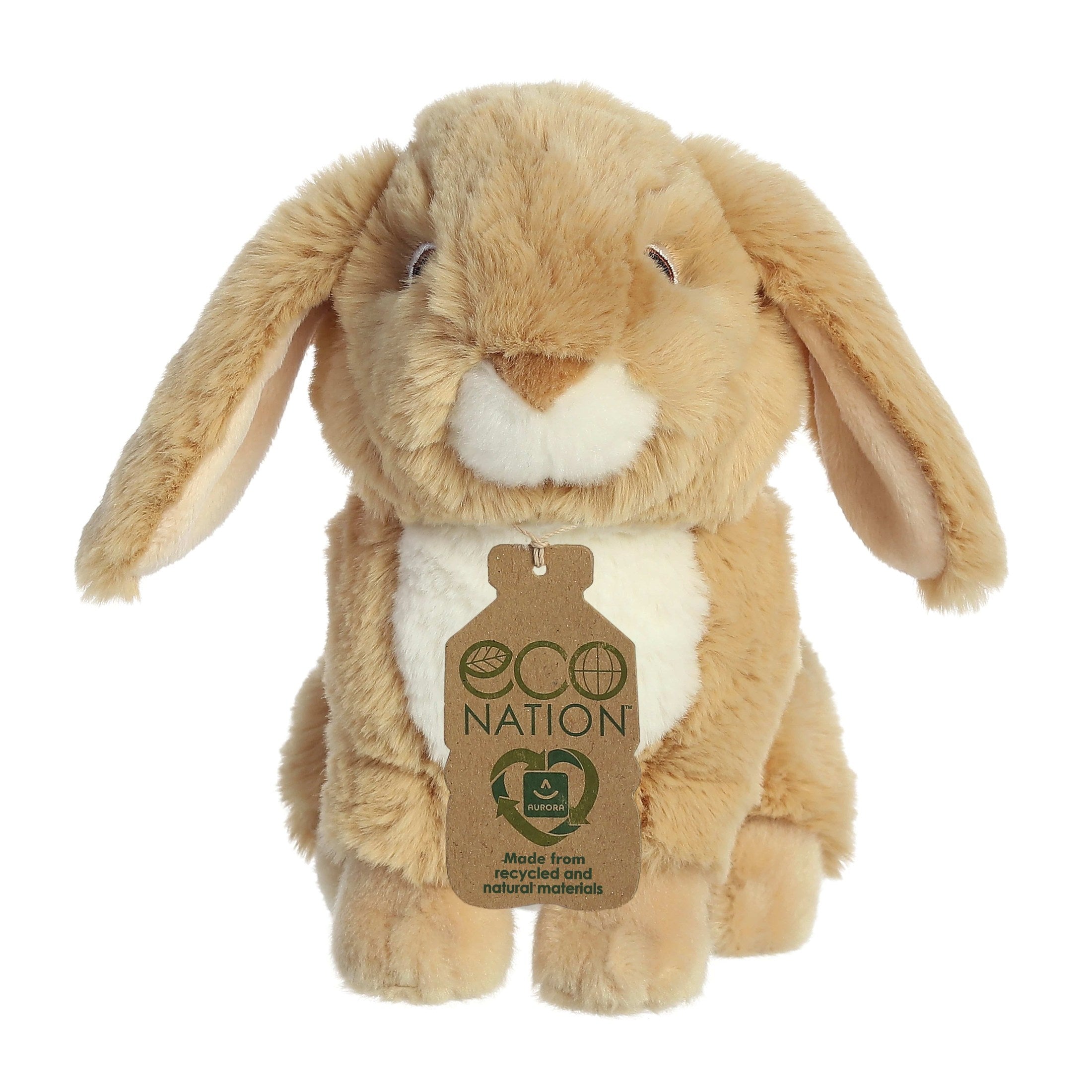 Aurora Eco Nation 9" Plush- Lop-Eared Rabbit 5034566350427