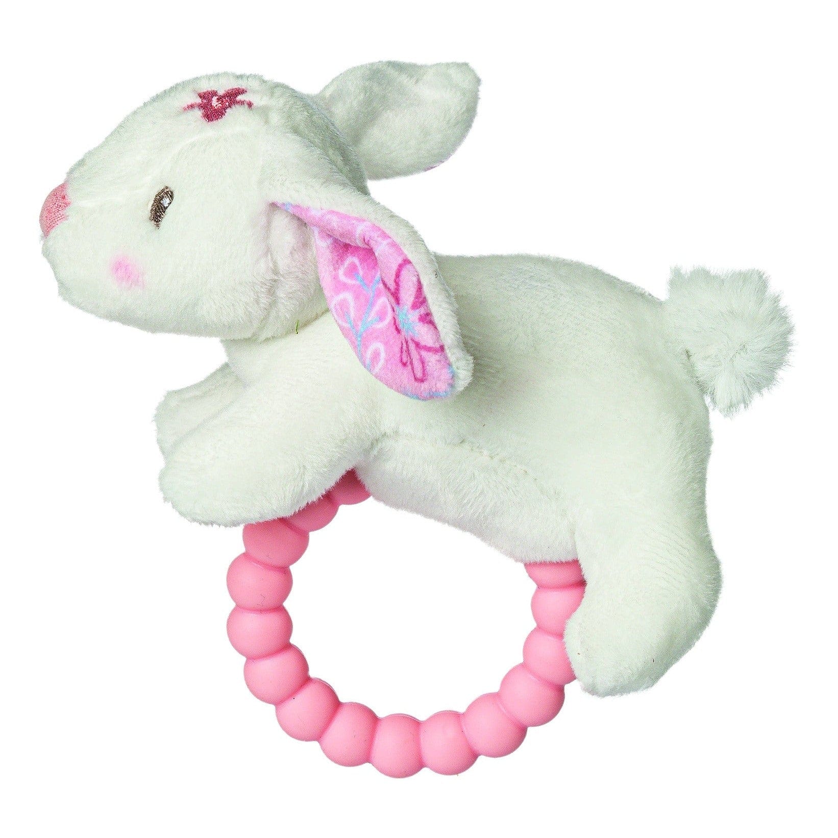 Aurora Mary Meyers Bella Bunny Rattle 8-Inch Plush Toy 719771446800