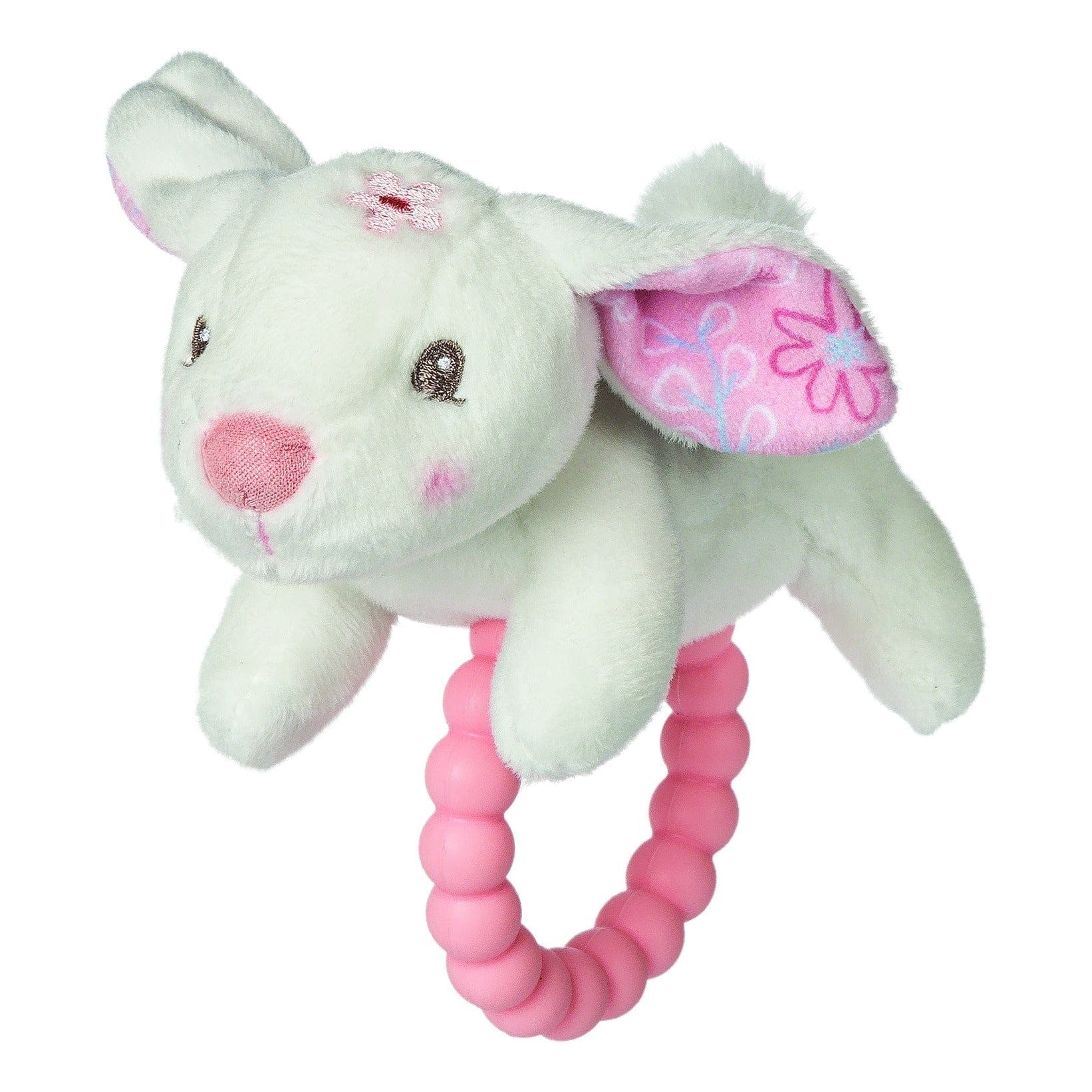 Aurora Mary Meyers Bella Bunny Rattle 8-Inch Plush Toy 719771446800