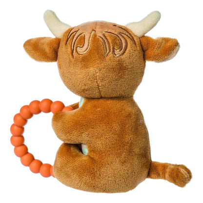 Aurora: Mary Meyers Hetty Highland Cow Rattle 8"