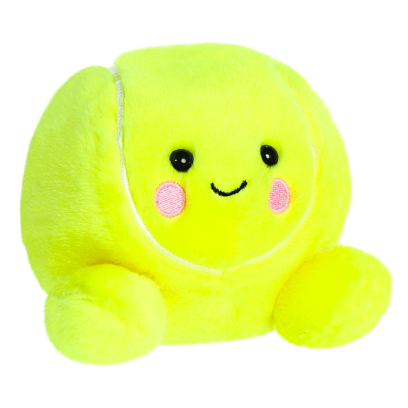 Aurora Palm Pals Ace Tennis Ball Plush Toy - Eco-Friendly 5" Soft Toy