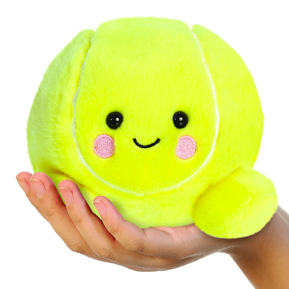 Aurora Palm Pals Ace Tennis Ball Plush Toy - Eco-Friendly 5" Soft Toy
