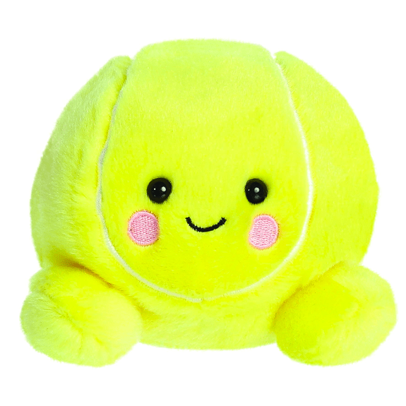 Aurora Palm Pals Ace Tennis Ball Plush Toy - Eco-Friendly 5" Soft Toy