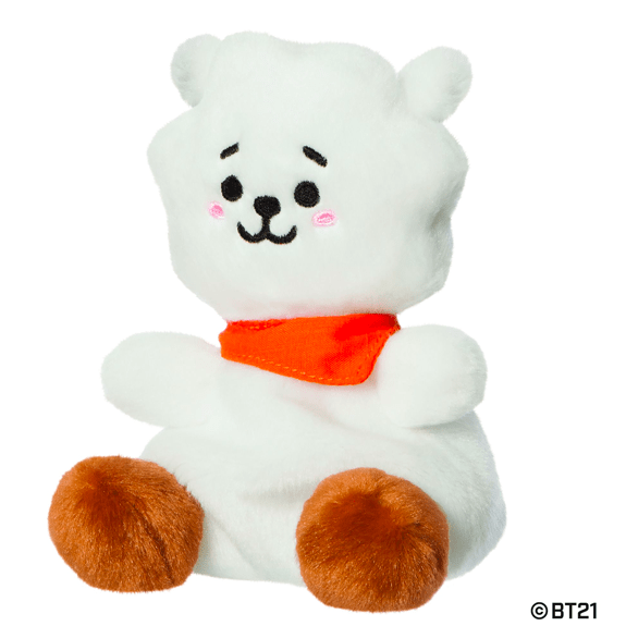 Aurora Palm Pals BT21 RJ Plush Toy - Eco-Friendly 5" Soft Toy 5034566615052