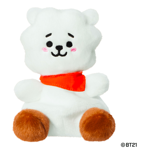 Aurora Palm Pals BT21 RJ Plush Toy - Eco-Friendly 5" Soft Toy 5034566615052