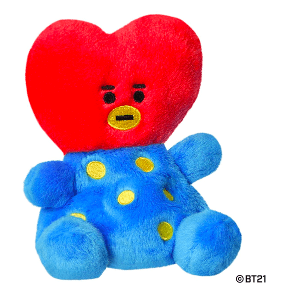 Aurora Palm Pals BT21 Tata Plush Toy - Eco-Friendly 5" Soft Toy 5034566615069