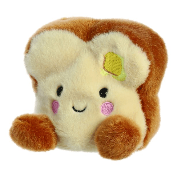 Aurora Palm Pals Buttery Toast Plush Toy - Eco-Friendly 5" Soft Toy 5034566335745