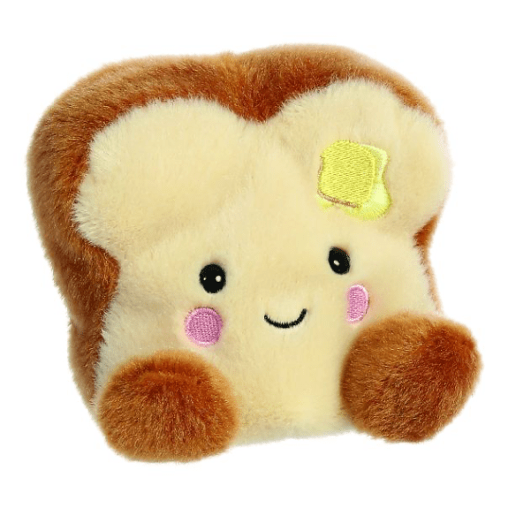 Aurora Palm Pals Buttery Toast Plush Toy - Eco-Friendly 5" Soft Toy 5034566335745