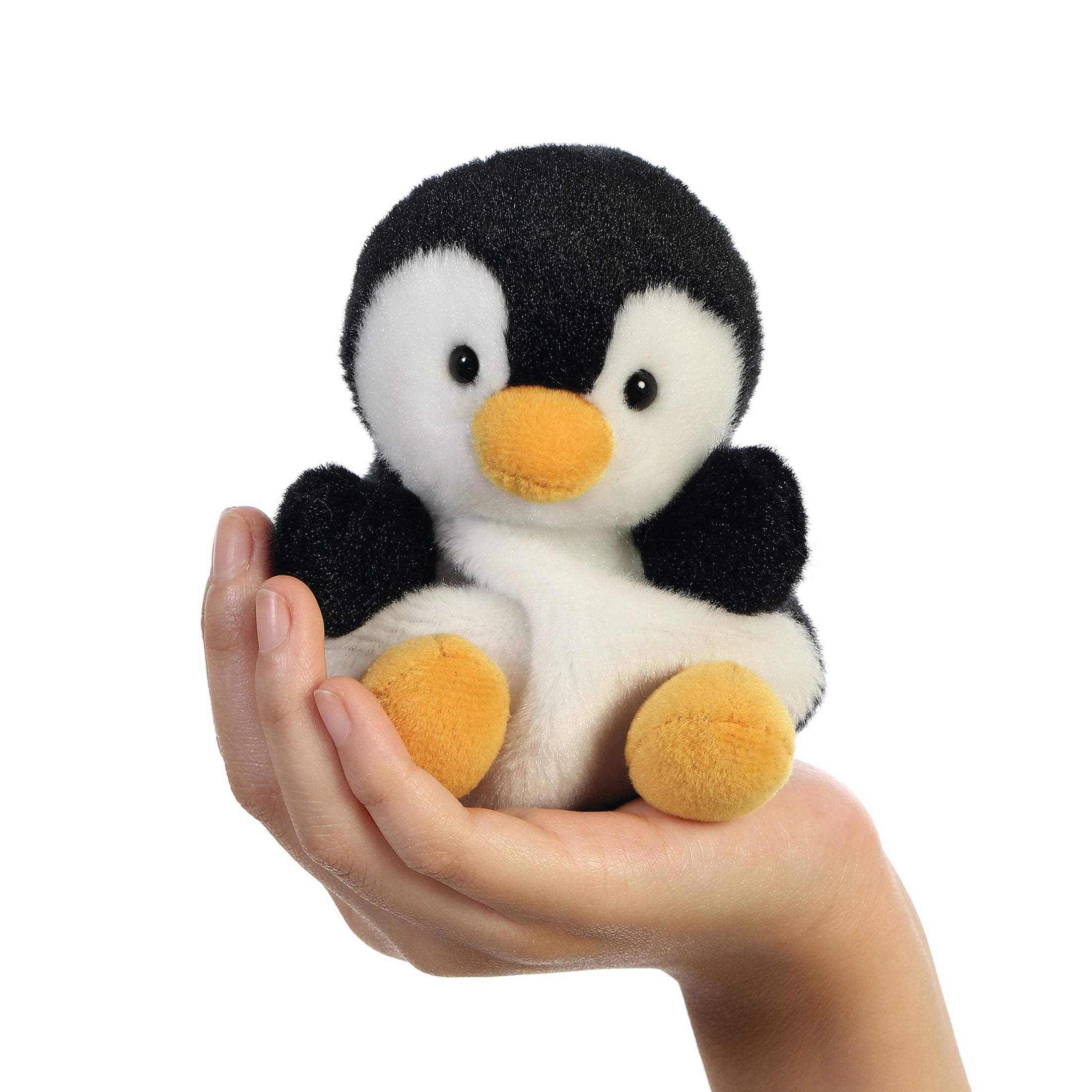 Aurora Palm Pals Chilly Penguin Plush Toy - Eco-Friendly 5" Soft Toy 5034566334816