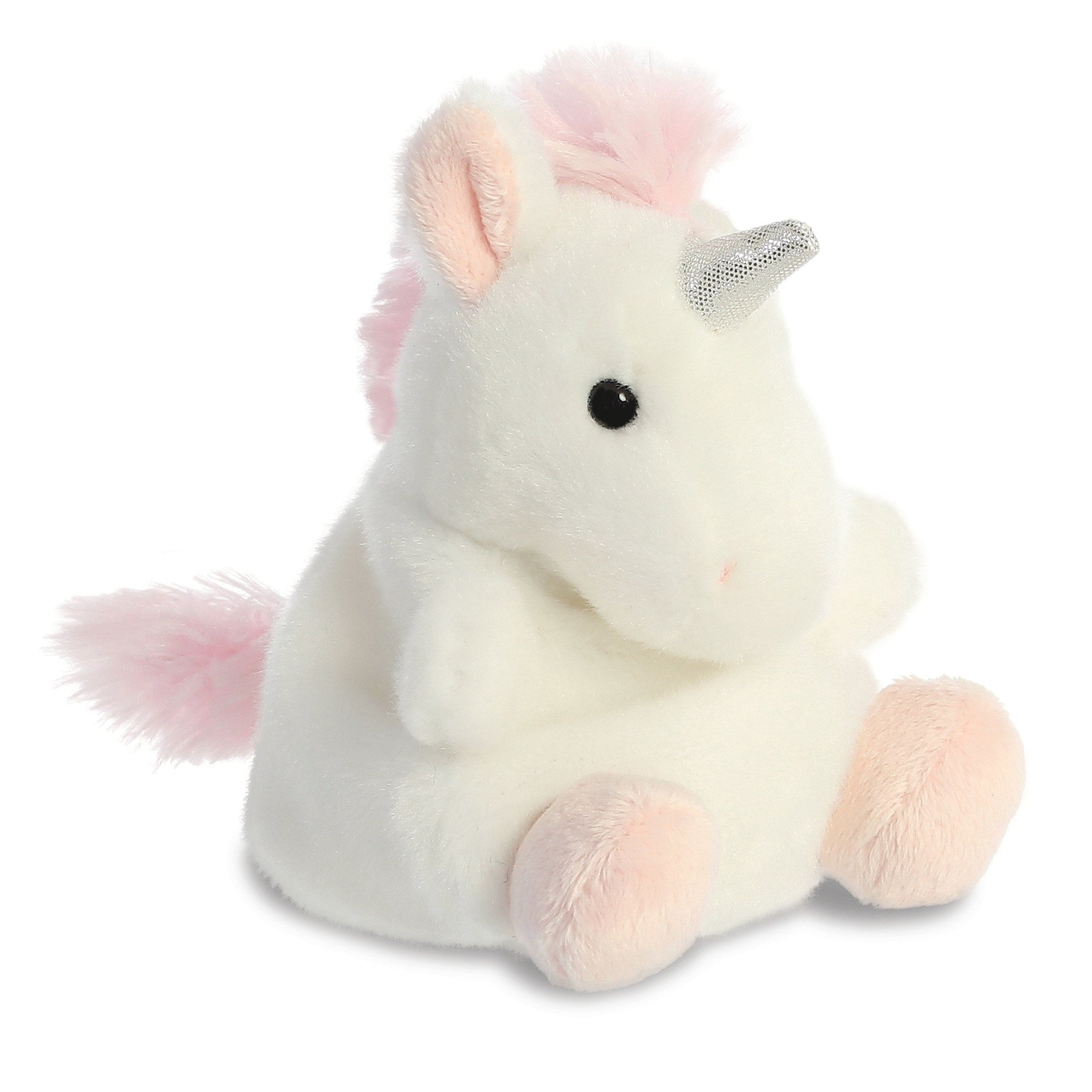 Aurora Palm Pals Chilly Sassy Unicorn Plush Toy - Eco-Friendly 5" Soft Toy 5034566334823