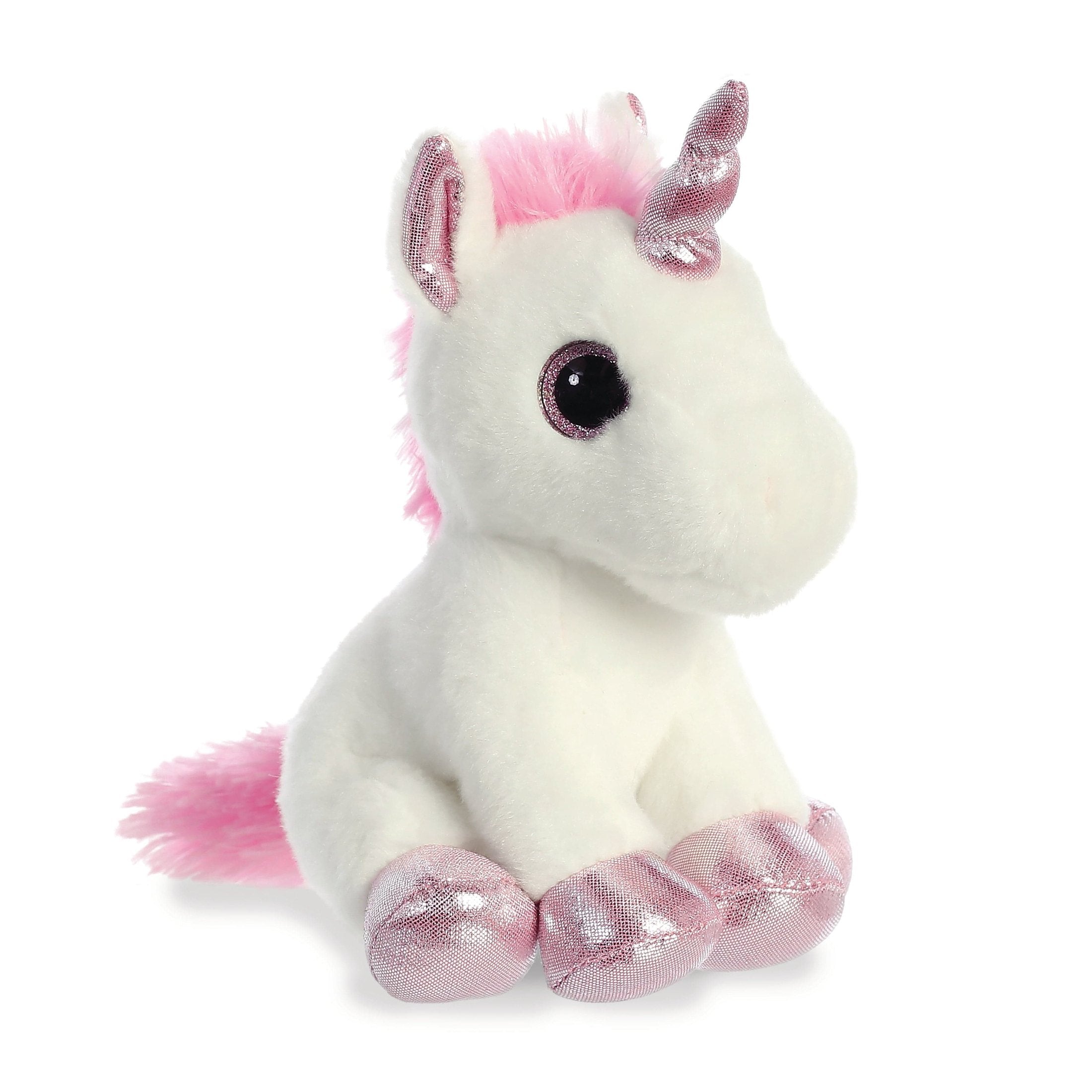 Aurora: Sparkle Tales Lolly Unicorn White and Pink 7" 5034566608672