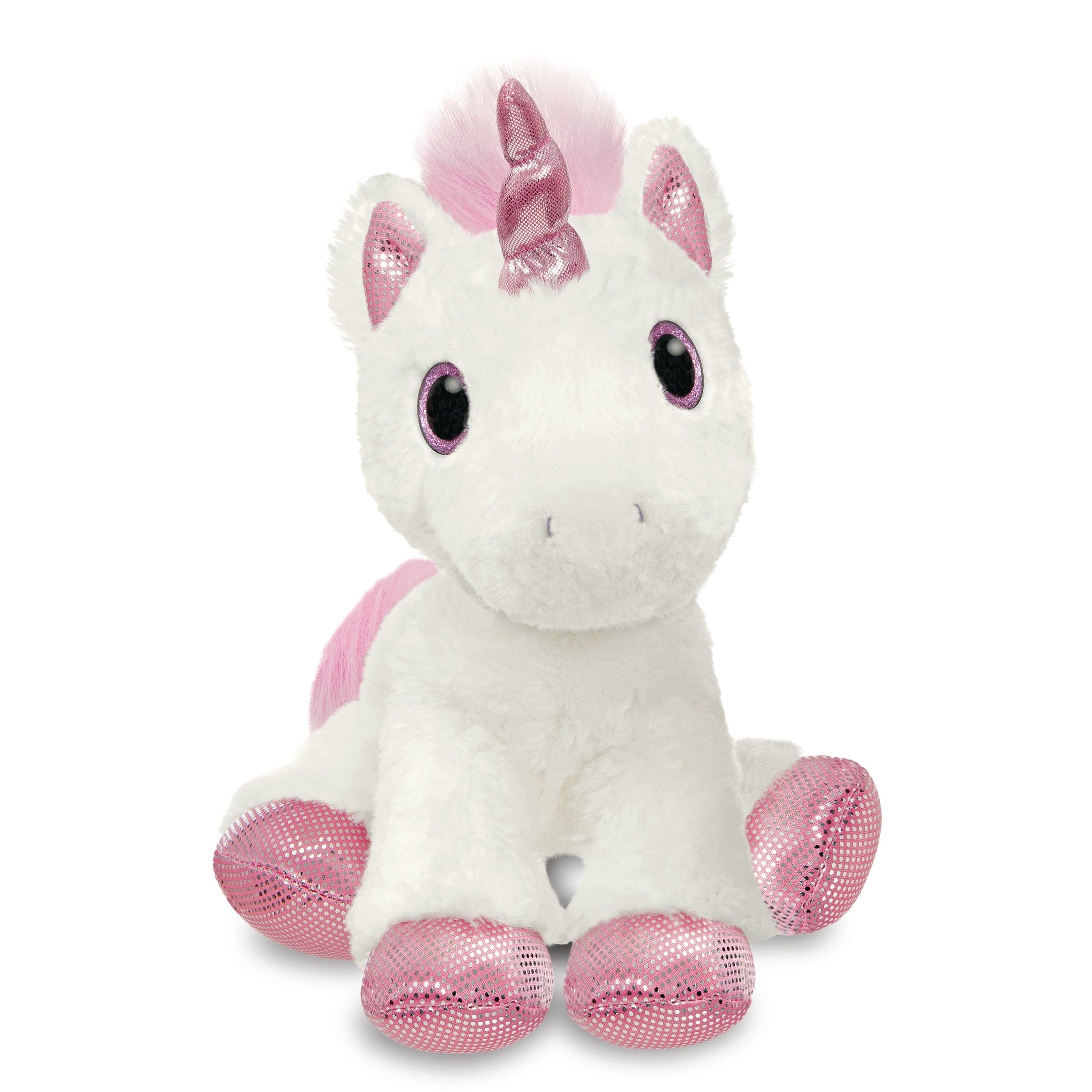 Aurora: Sparkle Tales Unicorn Princess White & Pink 12" 5034566608542