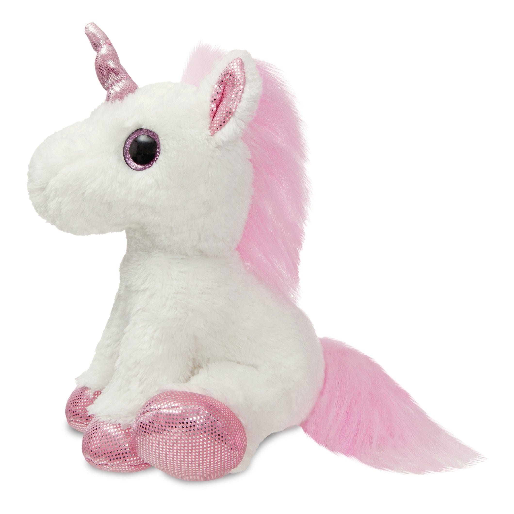 Aurora: Sparkle Tales Unicorn Princess White & Pink 12" 5034566608542