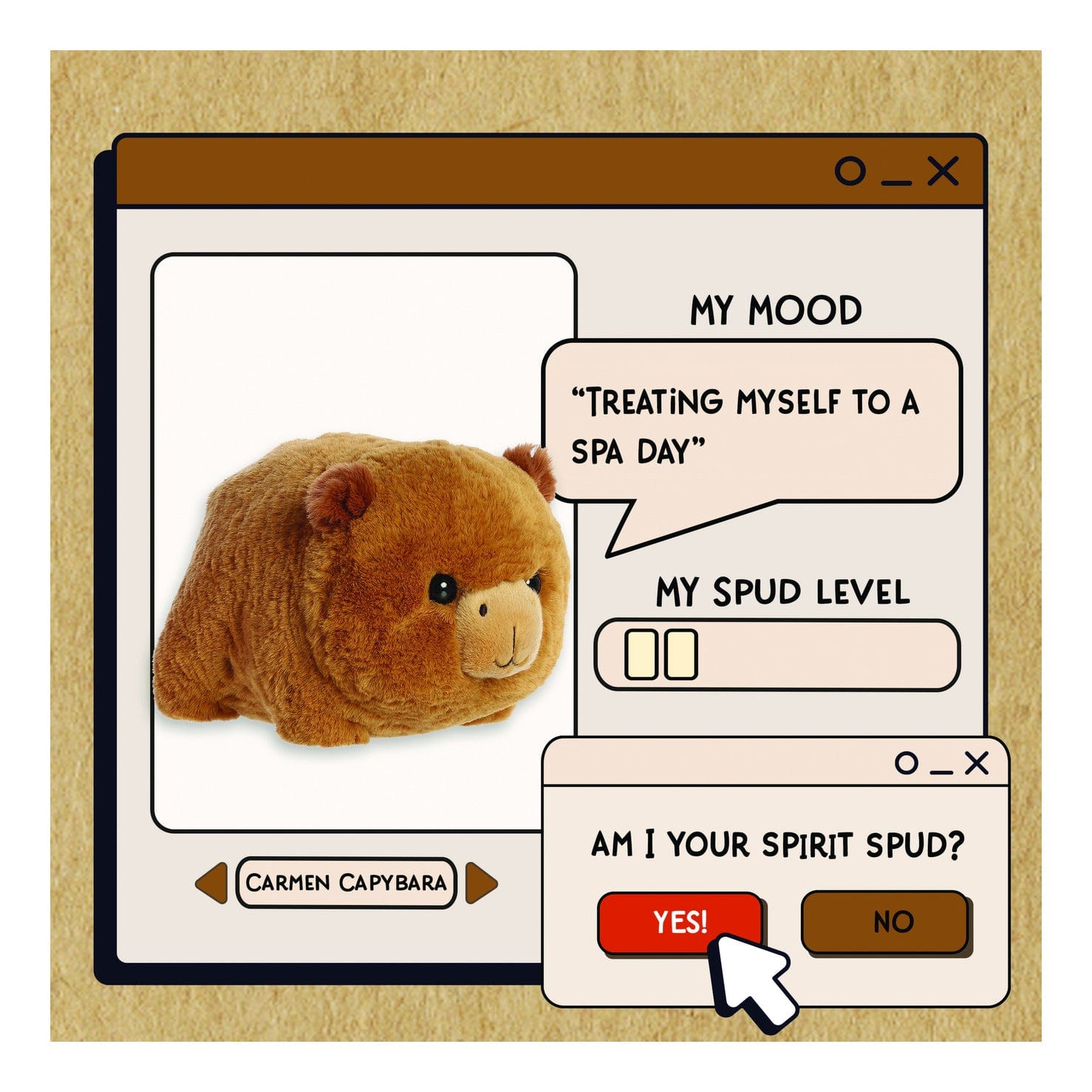 Aurora: Spudsters – Carmen Capybara 10-Inch