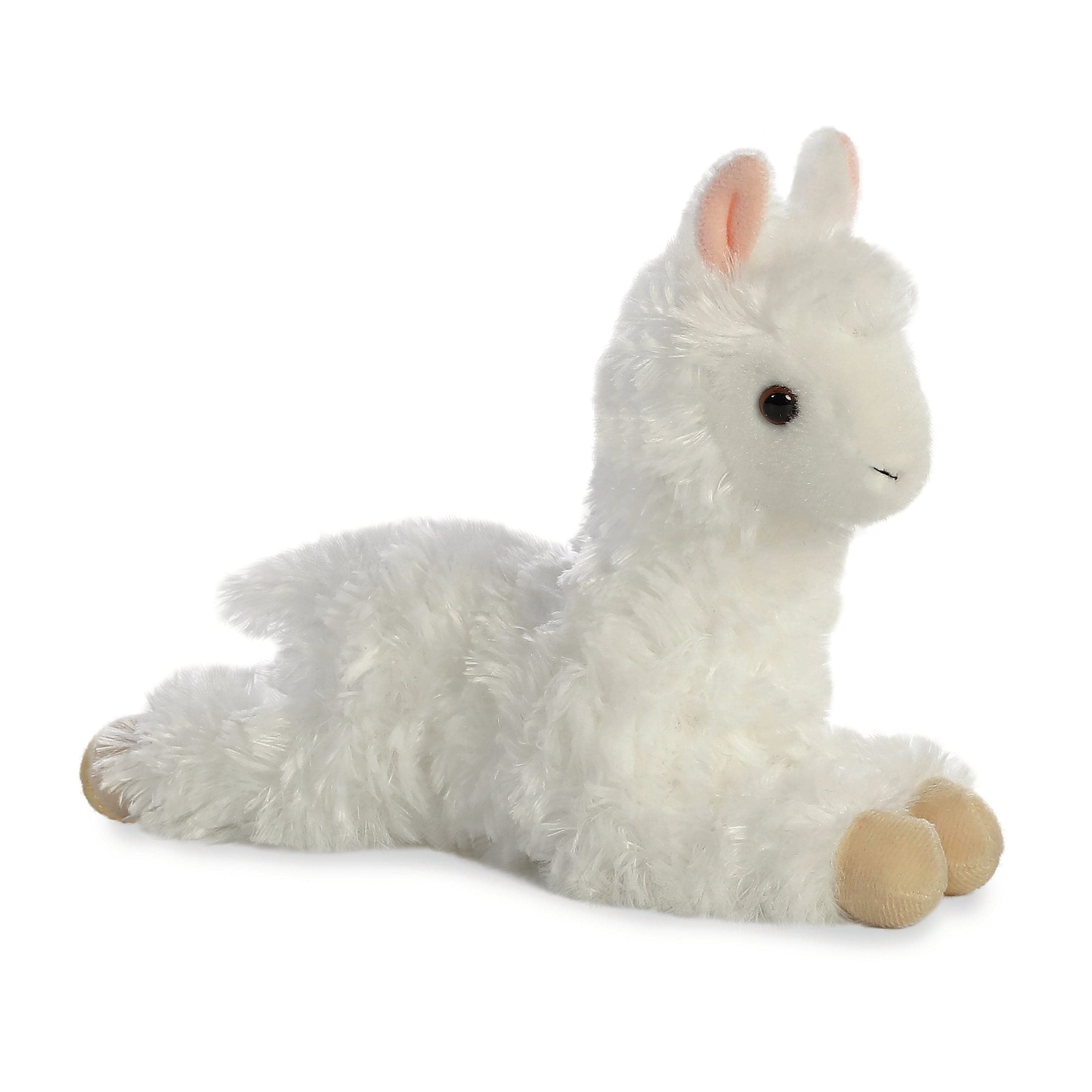 Aurora 8" Plush- Mini Flopsie- Alpaca 5034566317673