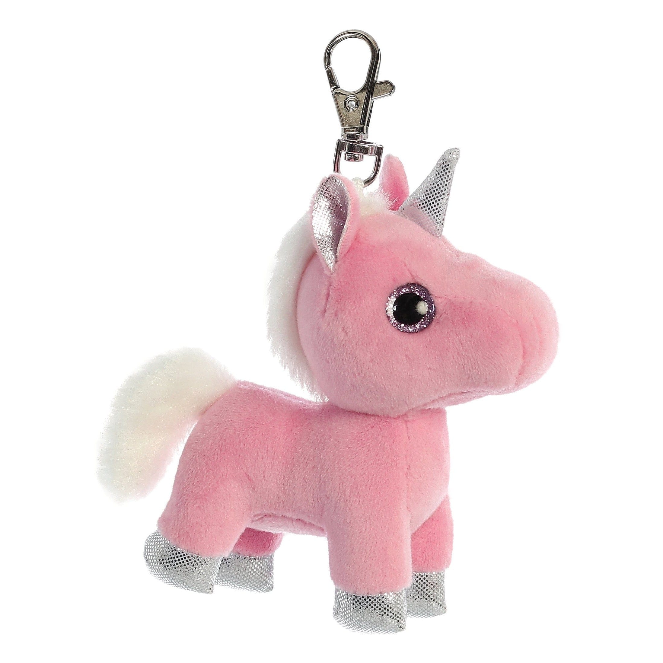 Aurora Key Chain Plush-Sparkle Tales Blossom Unicorn 5034566610415