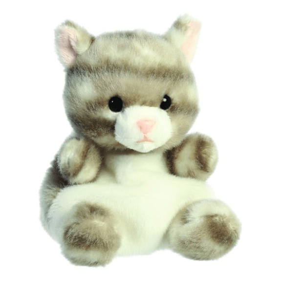 Aurora - Palm Pals Silver Kitty Cat 5in 5034566336148