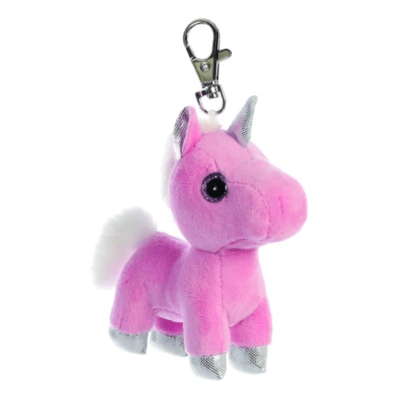 Aurora - Sparkle Tales Blossom Unicorn Pink Keyclip 5034566610415