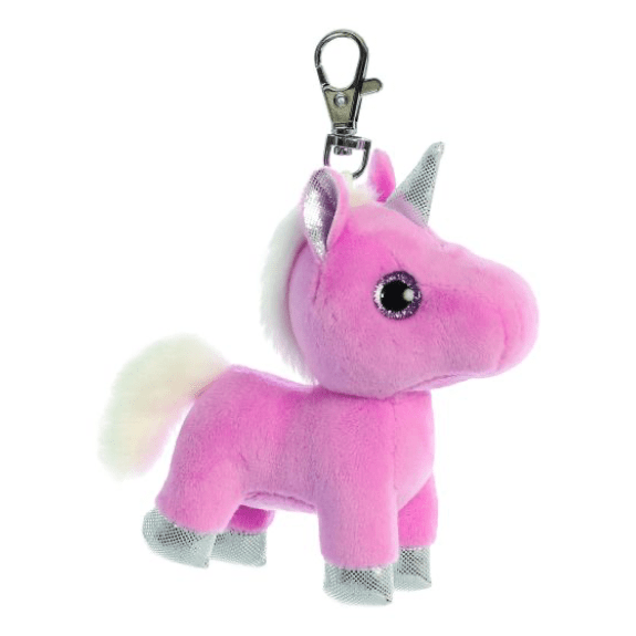 Aurora - Sparkle Tales Blossom Unicorn Pink Keyclip 5034566610415