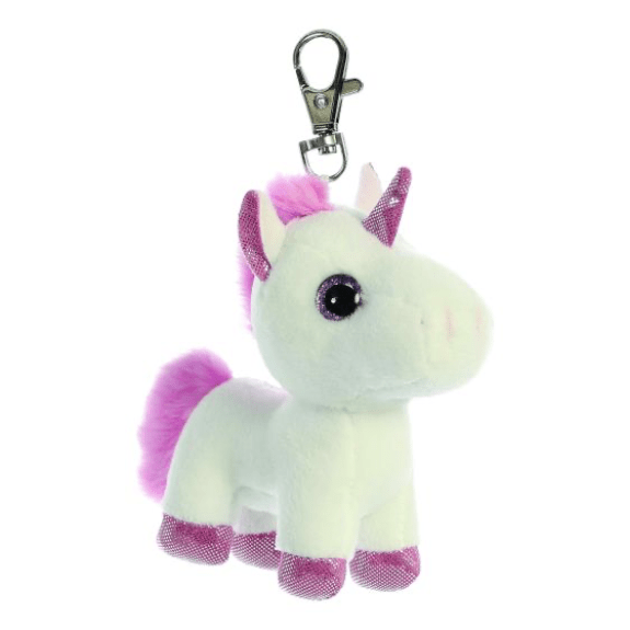 Aurora - Sparkle Tales Lolly Unicorn White Keyclip 5034566610408