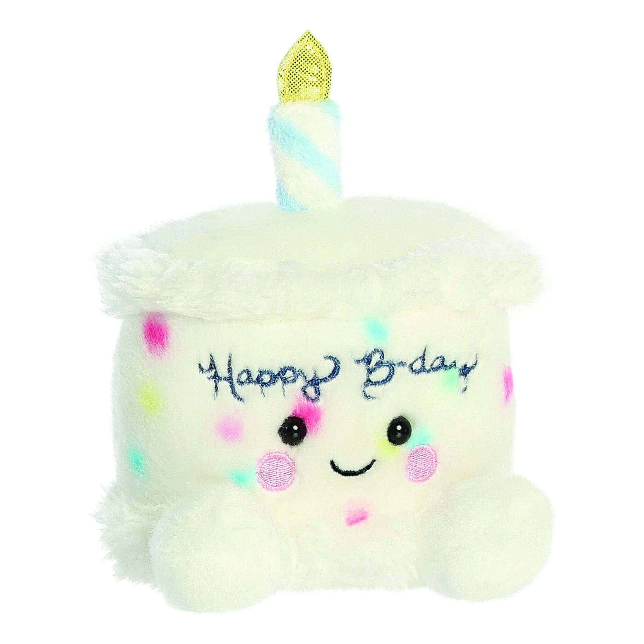 Aurora Palm Pals Happy Birthday Cake 5in Soft Toy 5034566339026