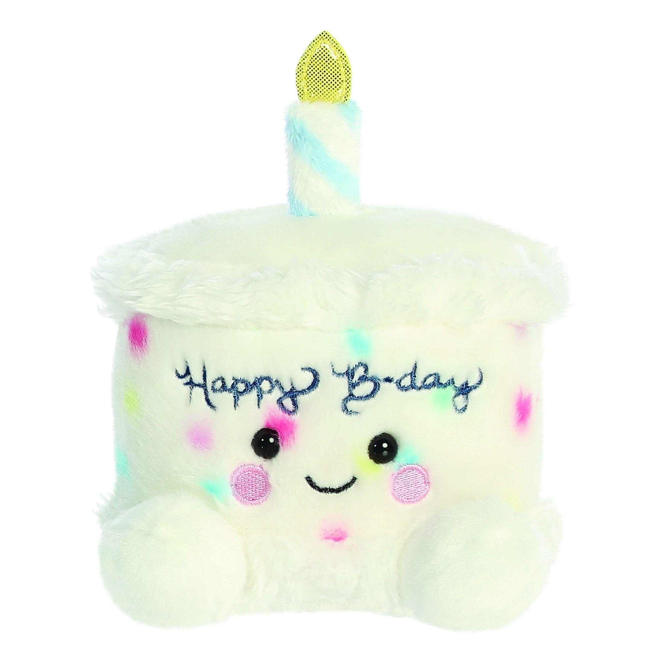 Aurora Palm Pals Happy Birthday Cake 5in Soft Toy 5034566339026