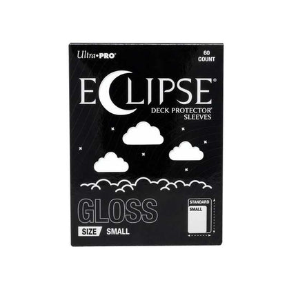 Eclipse Gloss Small Deck Protector Sleeves: Arctic White (60ct)