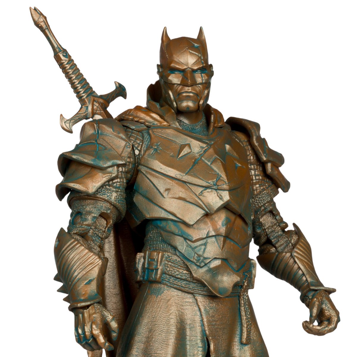 McFarlane Toys DC Multiverse Batman Dark Knights of Steel Patina Edition Gold Label 7-Inch Action Figure