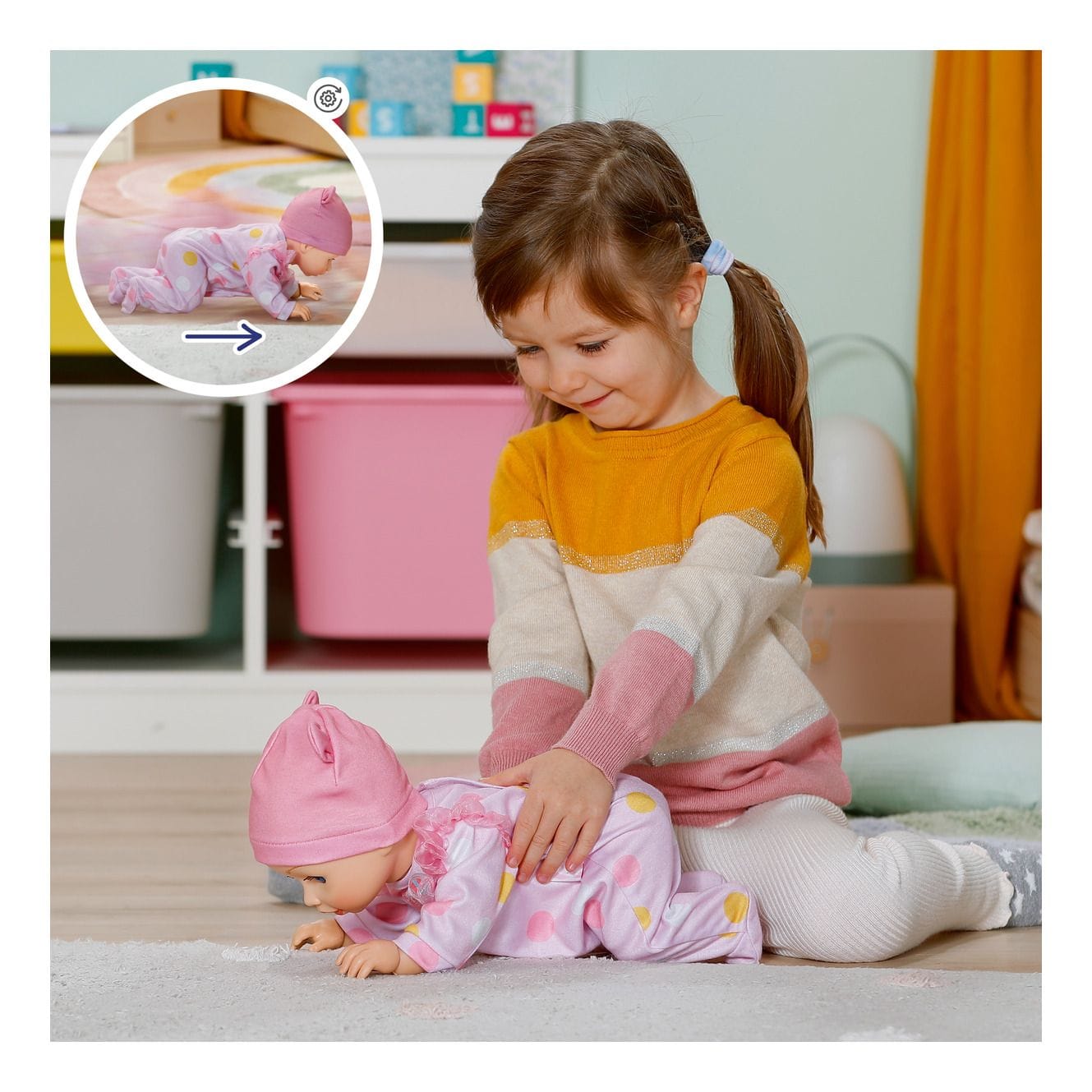 Baby Born - Emily Walk With Me 43cm 4001167543061