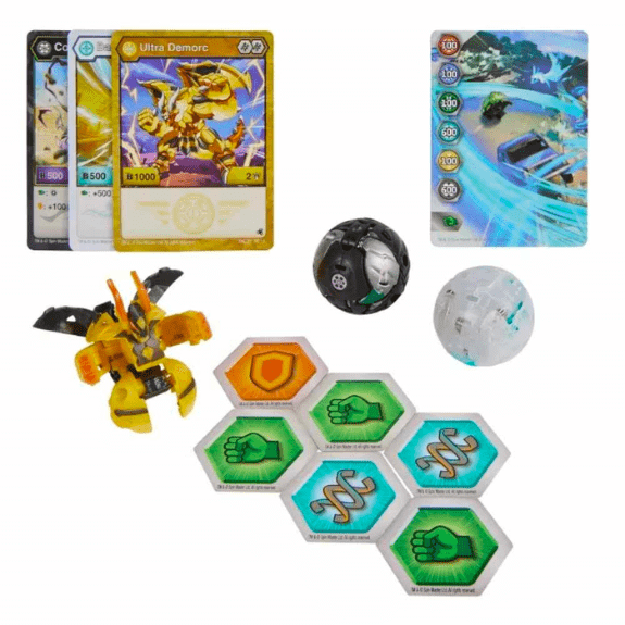 Bakugan Legends: Starter Pack Demorc Ultra with Colossus and Barbetra 778988448427
