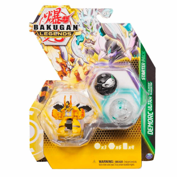 Bakugan Legends: Starter Pack Demorc Ultra with Colossus and Barbetra 778988448427