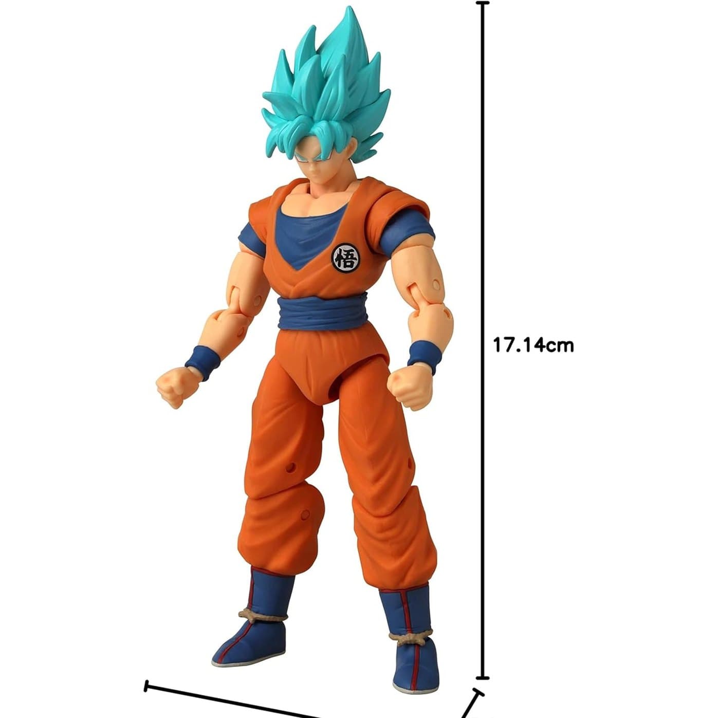 Dragon Ball - Dragon Stars 17cm Articulated Action Figure - Super Saiyan Blue Goku V2 3296580367801
