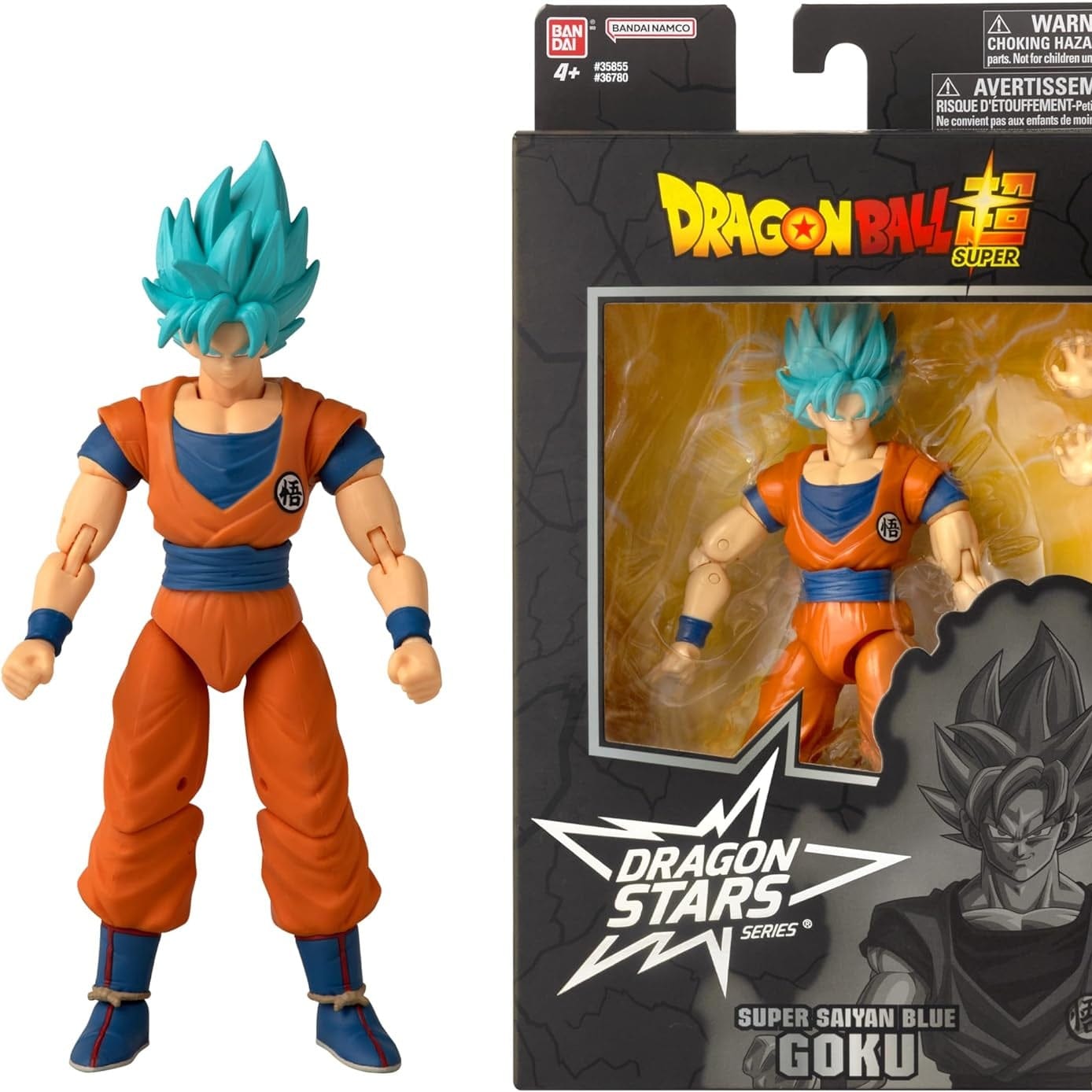 Dragon Ball - Dragon Stars 17cm Articulated Action Figure - Super Saiyan Blue Goku V2 3296580367801