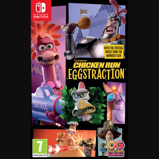 Chicken Run Eggstraction - Nintendo Switch (Game Cartridge) 5061005356757