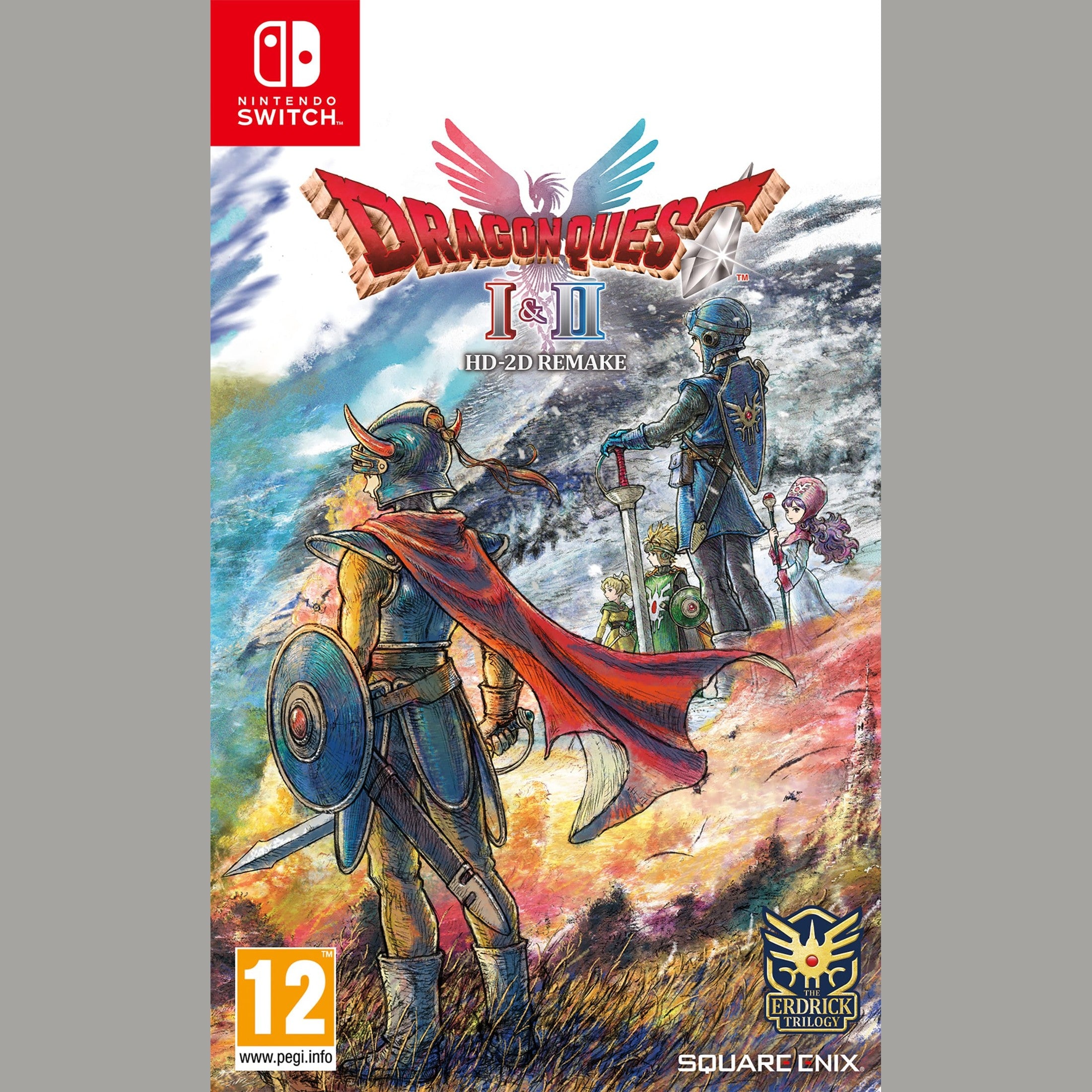 Dragon Quest I & II HD-2D Remake Remastered Classic JRPG Duo Featuring Adventures - Nintendo Switch (Game Cartridge) 5021290100619