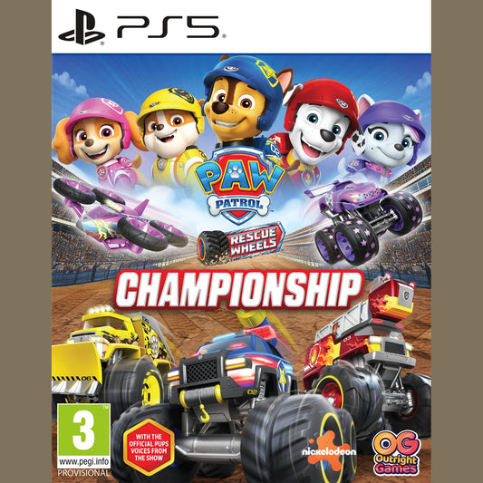 Paw Patrol Rescue Wheels Championship Video Game for Kids Racing Adventure - PS5 (Disc) 5061005356283