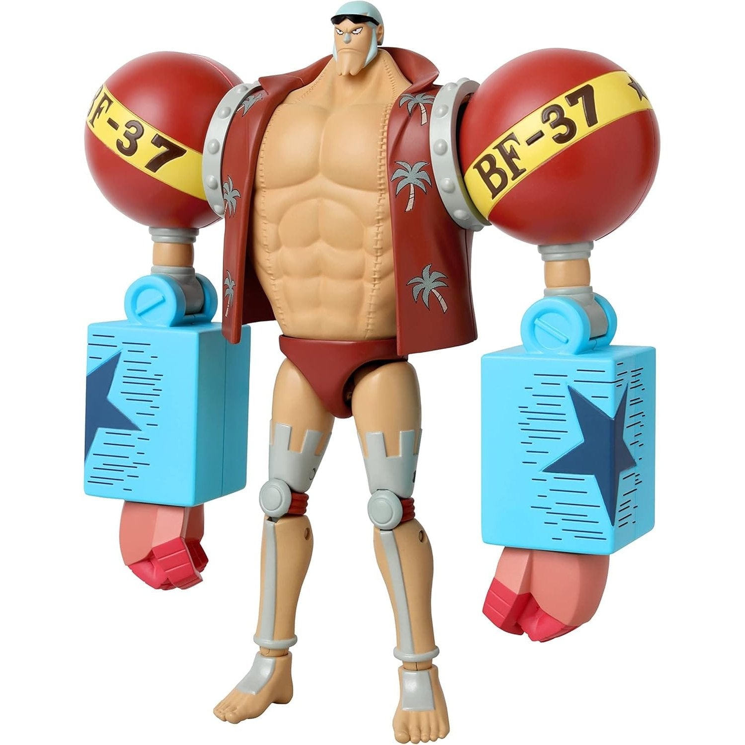 One Piece Anime Heroes 17cm Articulated Action Figure - Franky 3296580369386